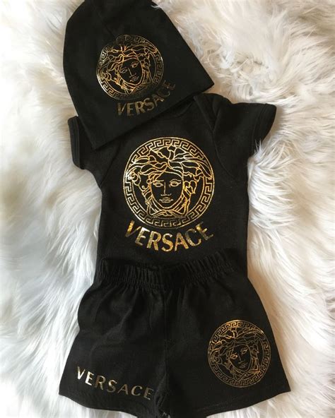 infant versace shirt|Versace baby onsie.